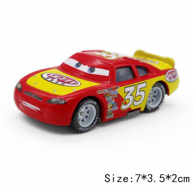 Disney Pixar Cars 3 2 Fabulous Hudson Hornet Sally Mater Lightning McQueen 1:55 Diecast Metal Alloy Model Cars Kid Gift Boy Toy