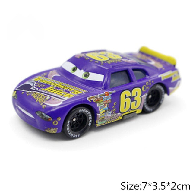 Disney Pixar Cars 3 2 Fabulous Hudson Hornet Sally Mater Lightning McQueen 1:55 Diecast Metal Alloy Model Cars Kid Gift Boy Toy