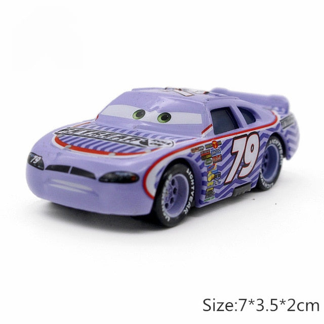 Disney Pixar Cars 3 2 Fabulous Hudson Hornet Sally Mater Lightning McQueen 1:55 Diecast Metal Alloy Model Cars Kid Gift Boy Toy