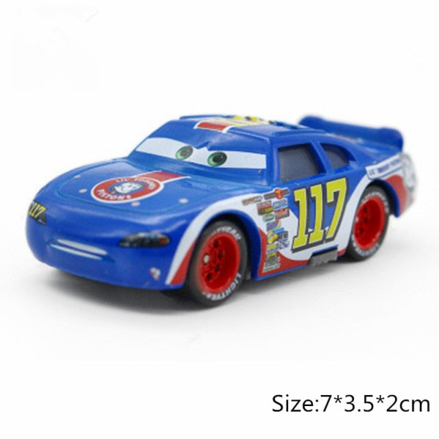 Disney Pixar Cars 3 2 Fabulous Hudson Hornet Sally Mater Lightning McQueen 1:55 Diecast Metal Alloy Model Cars Kid Gift Boy Toy