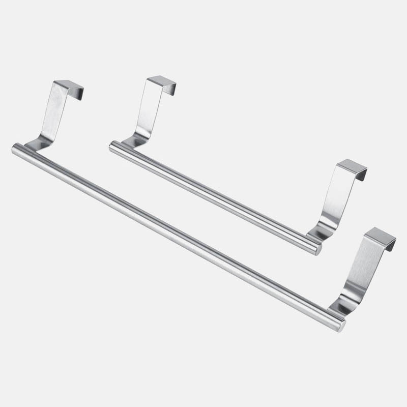 2 Size Towel Racks Over Kitchen Cabinet Door