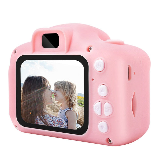 Children Kids Camera Educational Toys for Baby Gift Mini Digital Camera 1080P Projection Video Camera with 2 Inch Display Screen