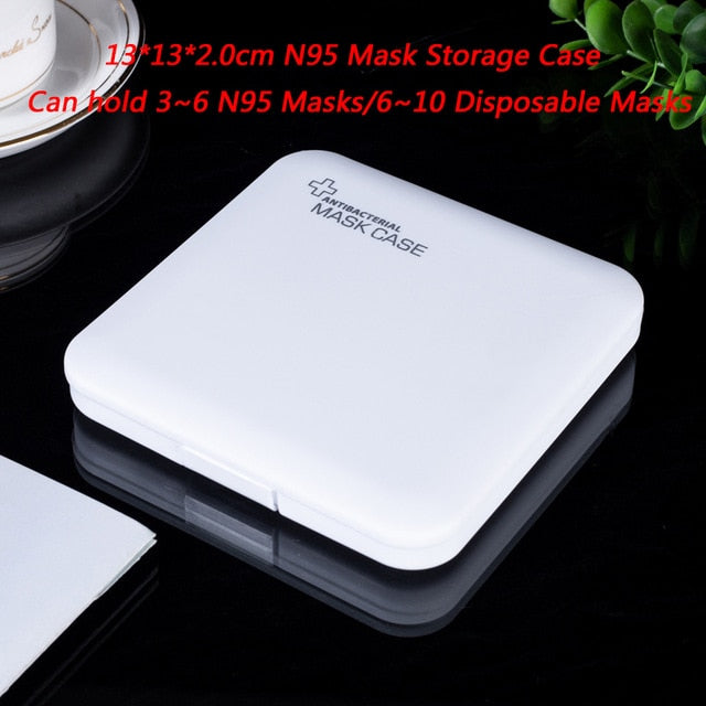 Disposable Mase Case Portable Mask Storage Case mask holder Save mask box Face Mask Container Mask Organizer Box Surgical Mask