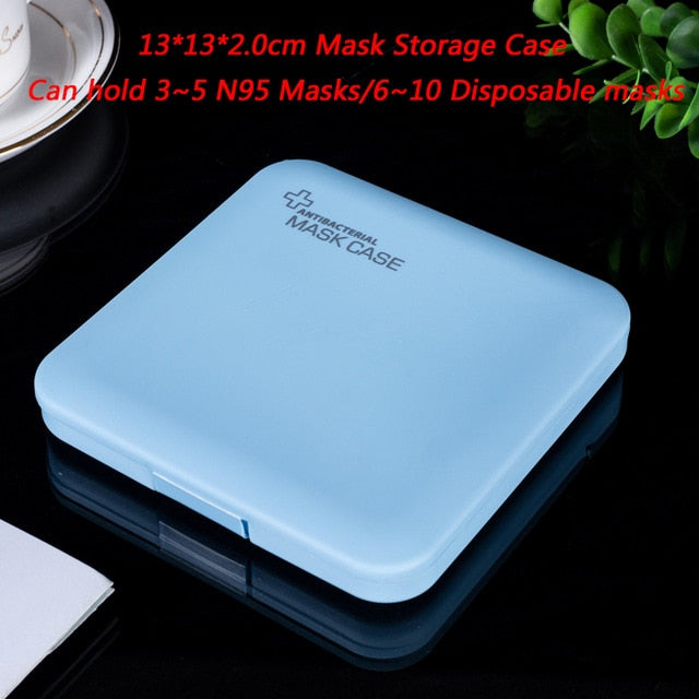 Disposable Mase Case Portable Mask Storage Case mask holder Save mask box Face Mask Container Mask Organizer Box Surgical Mask