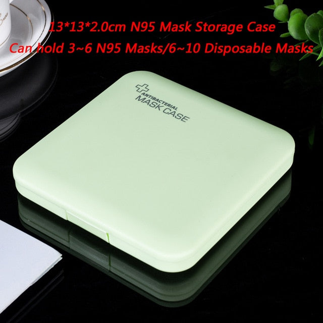 Disposable Mase Case Portable Mask Storage Case mask holder Save mask box Face Mask Container Mask Organizer Box Surgical Mask