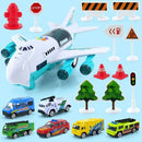 Toy Aircraft Music Story Simulation Track Inertia Children'S Toy Aircraft Large Size Passenger Plane Kids Airliner Toy Car