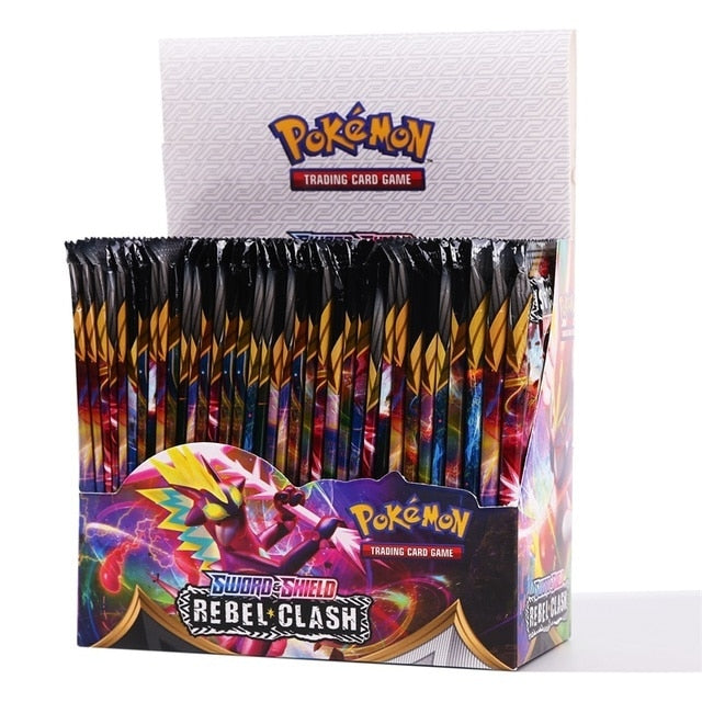 324Pcs/Box Pokemon Cards Newest GX EX Sword&amp;Shield Sun&amp;Moon English Trading Card Shining Game Versions 36 Pack Collection Toys