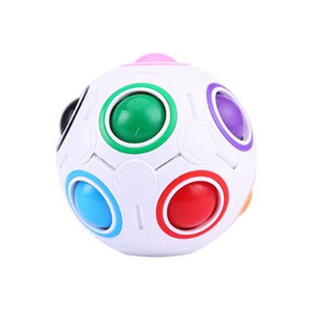 Antistress Cube Rainbow Ball Puzzles Football Magic Cube Educational Learning Toys for Children Adult Kids Stress Reliever Toys