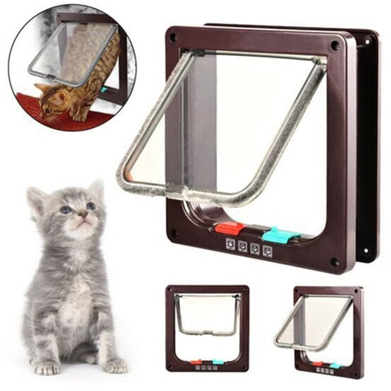 Pet Flap Door with 4 Way Lock