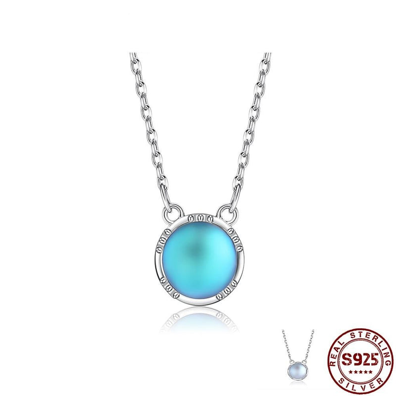 Aurora Pendant Necklace Halo Crystal