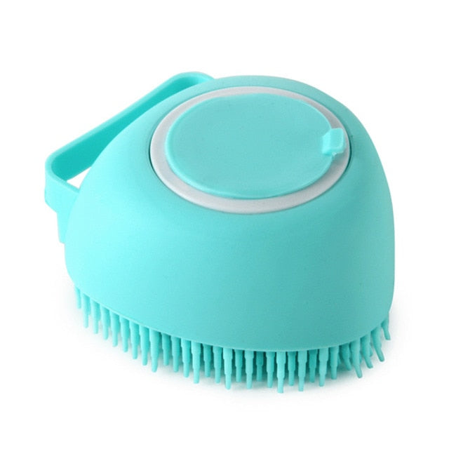 Pet shampoo massage brush