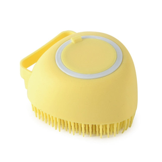 Pet shampoo massage brush