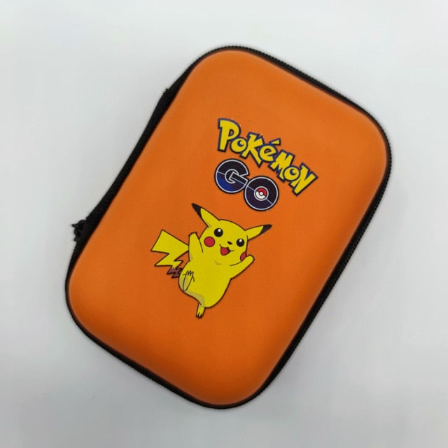 Pokemon Cards Covers Pouch Pikachu Album Book 50 Capacity Card Holder Album Hard Case Book Holder Game Card Earphone Box Gx MEGA