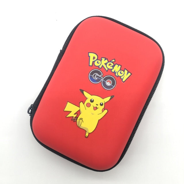 Pokemon Cards Covers Pouch Pikachu Album Book 50 Capacity Card Holder Album Hard Case Book Holder Game Card Earphone Box Gx MEGA