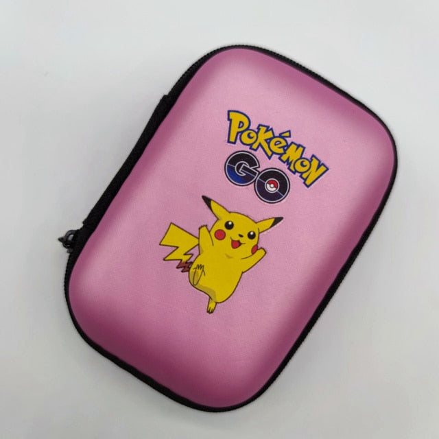 Pokemon Cards Covers Pouch Pikachu Album Book 50 Capacity Card Holder Album Hard Case Book Holder Game Card Earphone Box Gx MEGA