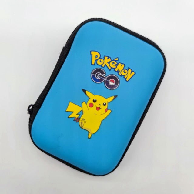 Pokemon Cards Covers Pouch Pikachu Album Book 50 Capacity Card Holder Album Hard Case Book Holder Game Card Earphone Box Gx MEGA