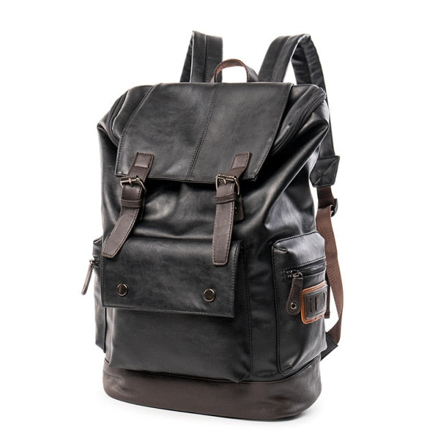 Men Leather Backpack Men&