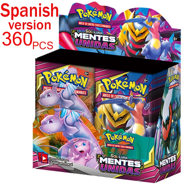 2021 Newest Pokemon Cards 360Pcs Spanish/French/English Pokemon TCG: Shining Fates Booster Box Trading Card Game Collection Toys