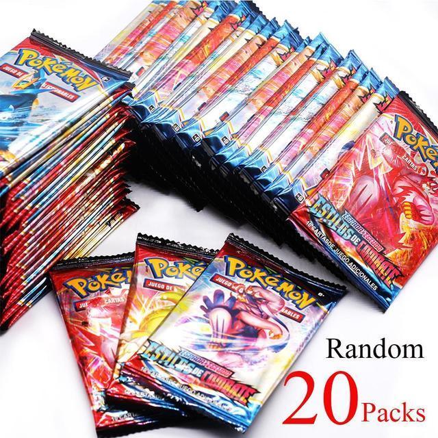 2021 Newest Pokemon Cards 360Pcs Spanish/French/English Pokemon TCG: Shining Fates Booster Box Trading Card Game Collection Toys