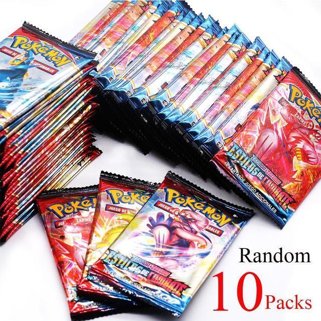 2021 Newest Pokemon Cards 360Pcs Spanish/French/English Pokemon TCG: Shining Fates Booster Box Trading Card Game Collection Toys