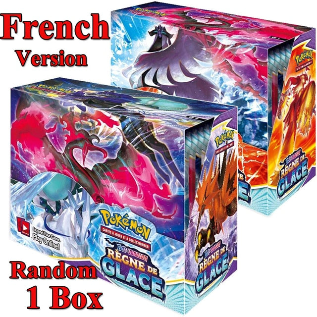 2021 Newest Pokemon Cards 360Pcs Spanish/French/English Pokemon TCG: Shining Fates Booster Box Trading Card Game Collection Toys