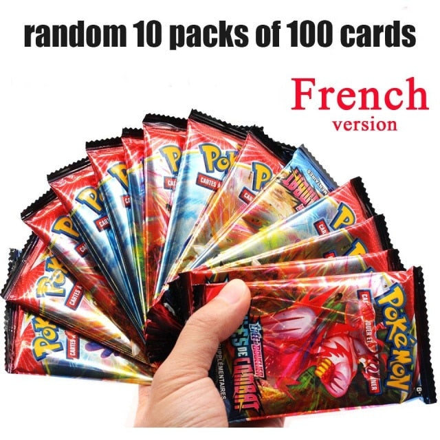 2021 Newest Pokemon Cards 360Pcs Spanish/French/English Pokemon TCG: Shining Fates Booster Box Trading Card Game Collection Toys