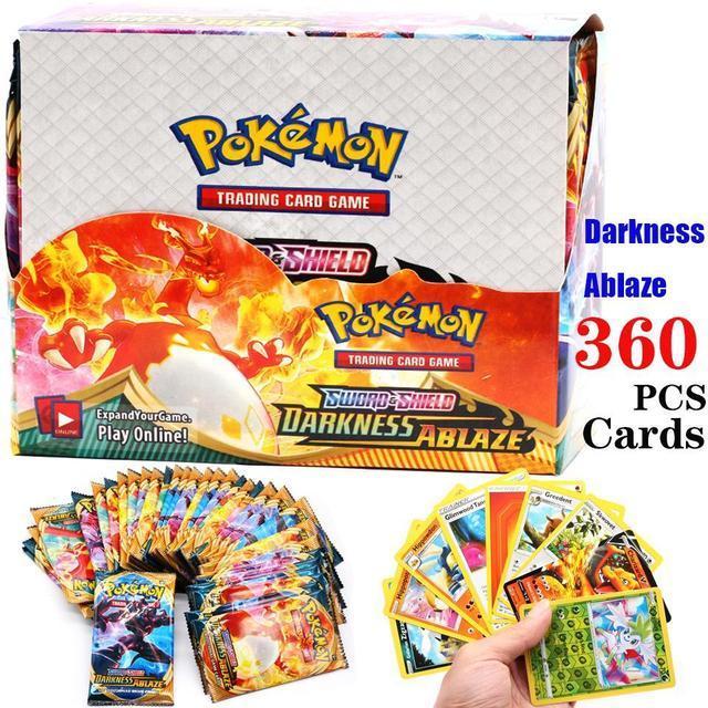 2021 Newest Pokemon Cards 360Pcs Spanish/French/English Pokemon TCG: Shining Fates Booster Box Trading Card Game Collection Toys