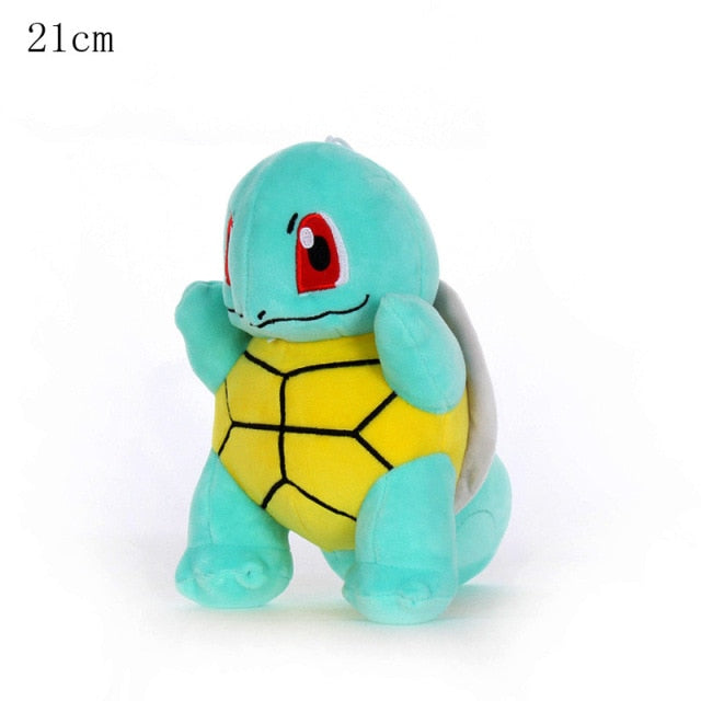 TAKARA TOMY Pokemon Original Pikachu Squirtle Stuffed Hobby Anime Plush Doll Toys For Children Christmas Event Gift