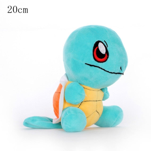 TAKARA TOMY Pokemon Original Pikachu Squirtle Stuffed Hobby Anime Plush Doll Toys For Children Christmas Event Gift