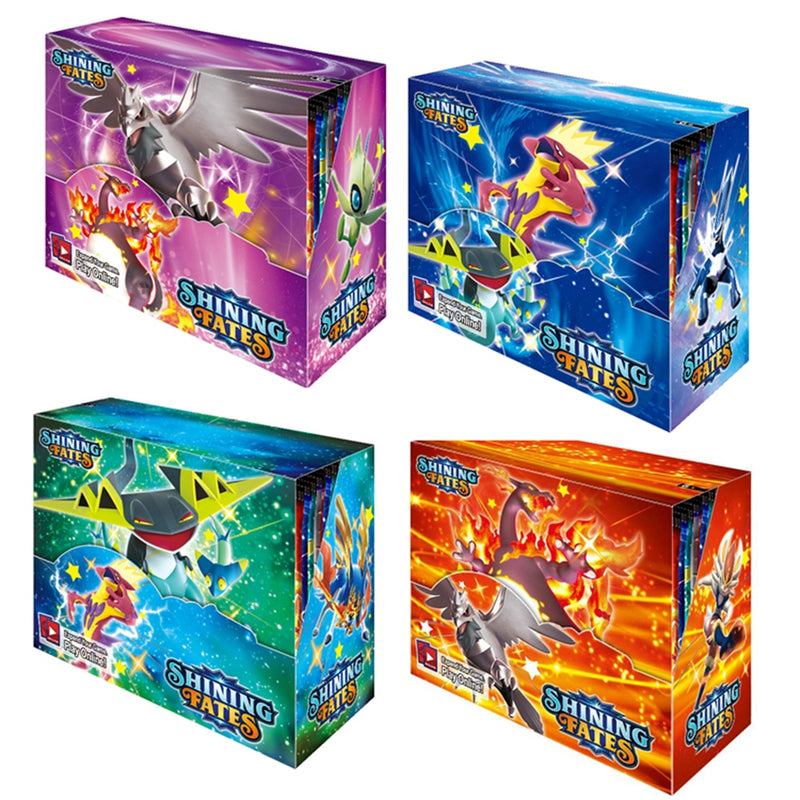 2021 NEW 360Pcs Pokemon TCG: Fusion Strike Shining Fates Booster Box Trading Card Game Collection Toys