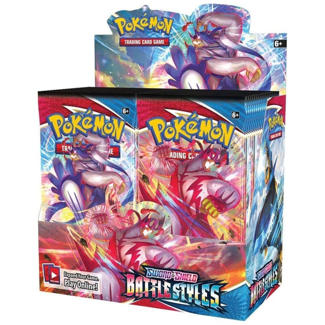 2021 NEW 360Pcs Pokemon TCG: Fusion Strike Shining Fates Booster Box Trading Card Game Collection Toys