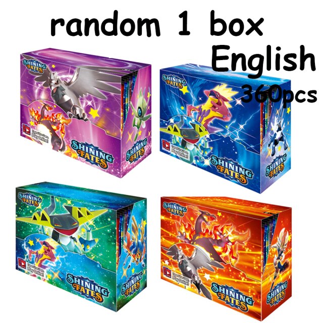 2022 NEW 360Pcs TCG: Sword &amp; Shield Fusion Strike Chilling Reign  Card Pokemon Cards Booster Display Box Collection Card