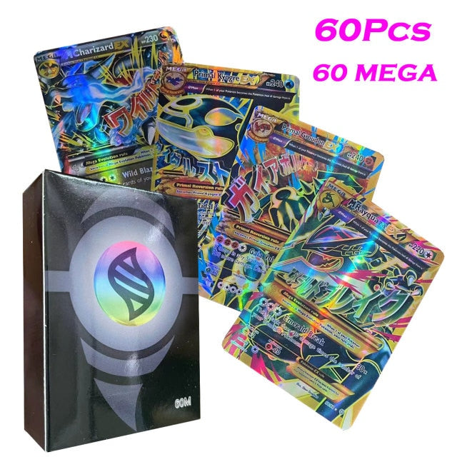 2022 New Pokemon Cards Holographic Board Game Vstar Vmax GX DIY Charizard Energy Trading Card Game English Version Kids Gift