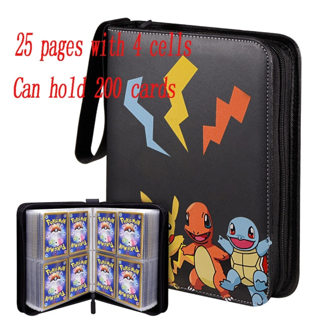 Pokemon Cards Album Book Cartoon Anime Game Card EX GX Collectors Folder Holder Top Loaded List Cool Toys Gift