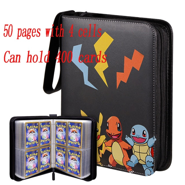 Pokemon Cards Album Book Cartoon Anime Game Card EX GX Collectors Folder Holder Top Loaded List Cool Toys Gift