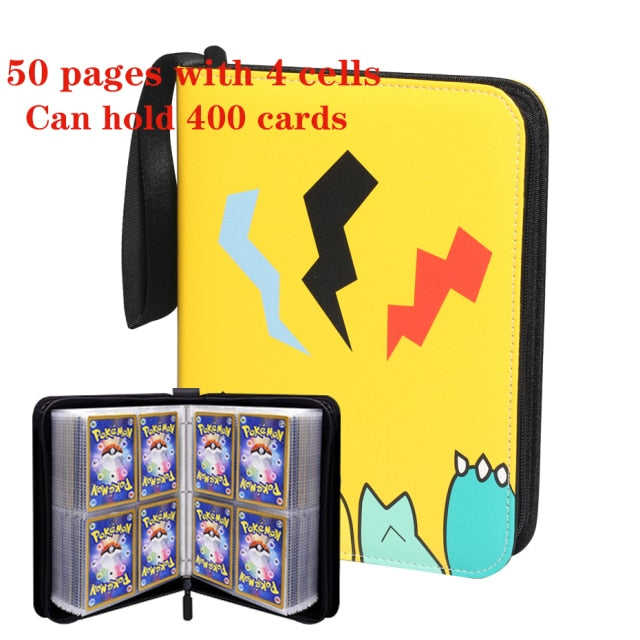 Pokemon Cards Album Book Cartoon Anime Game Card EX GX Collectors Folder Holder Top Loaded List Cool Toys Gift