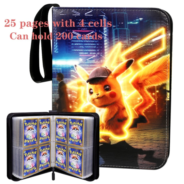 Pokemon Cards Album Book Cartoon Anime Game Card EX GX Collectors Folder Holder Top Loaded List Cool Toys Gift