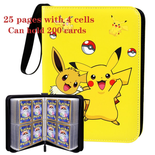 Pokemon Cards Album Book Cartoon Anime Game Card EX GX Collectors Folder Holder Top Loaded List Cool Toys Gift