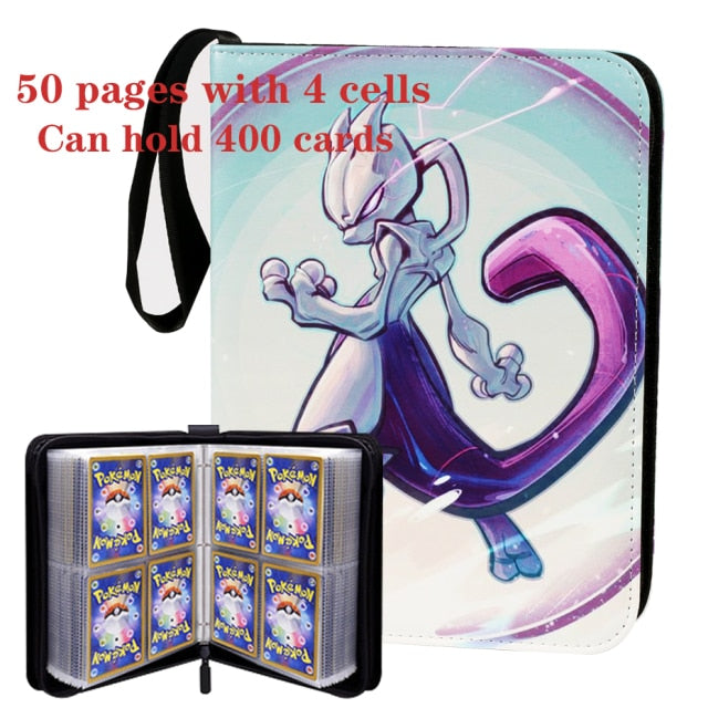 Pokemon Cards Album Book Cartoon Anime Game Card EX GX Collectors Folder Holder Top Loaded List Cool Toys Gift