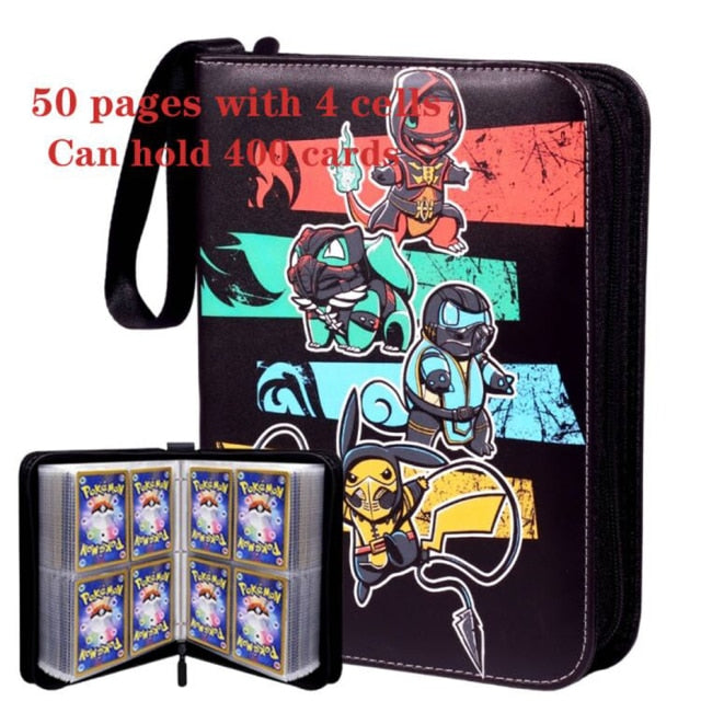 Pokemon Cards Album Book Cartoon Anime Game Card EX GX Collectors Folder Holder Top Loaded List Cool Toys Gift