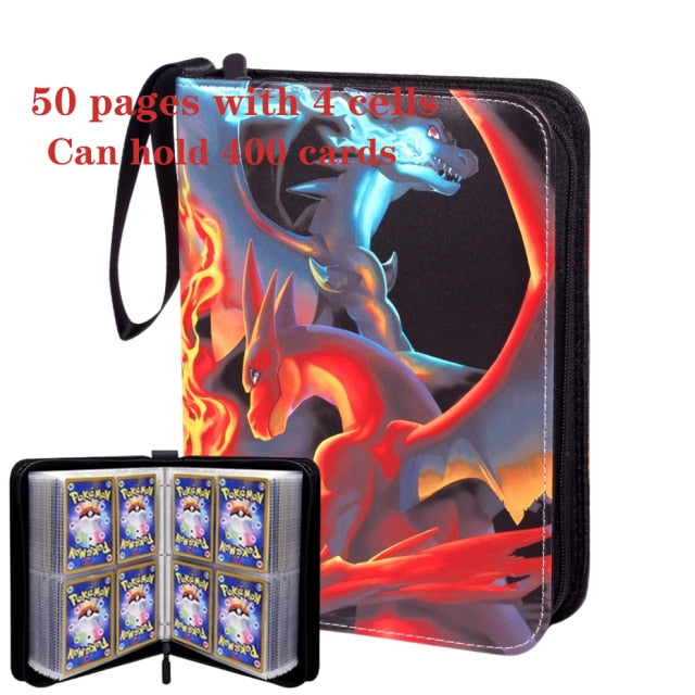 Pokemon Cards Album Book Cartoon Anime Game Card EX GX Collectors Folder Holder Top Loaded List Cool Toys Gift