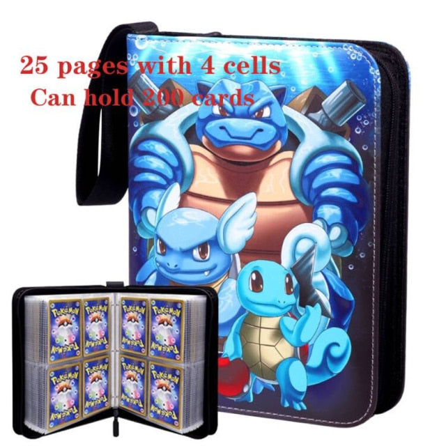 Pokemon Cards Album Book Cartoon Anime Game Card EX GX Collectors Folder Holder Top Loaded List Cool Toys Gift